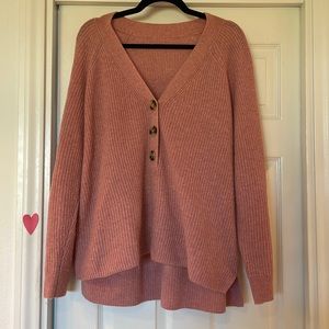 Pink Madewell sweater